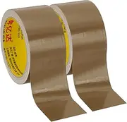 uxcell 2"x0.01" Bookbinding Tape, 22 Yard Total 2 Roll Cloth Bookbinding Repair Tape Book Binding Tape Self Adhesive for Repairing Old Books, Brown