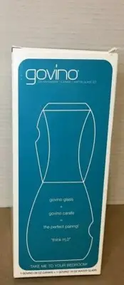 Govino Decanter Cafare 28 oz & Wine Water Glass 16 oz Set Shatterproof NIB