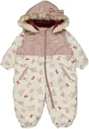 Moujonjon(ムージョンジョン) Moojon BR 80 Snow Combi Oxbear Pattern Dharma Combination for Girls, Braun, 80