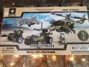 Best-Lock Construction Toys-Army Strong Set -Over 375 Pieces