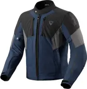 Revit Catalyst H2O Motorcycle Textile Jacket, black-blue, Size S for Men Black Blue