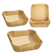 Disposable Square Paper Liner Baking Paper Liners Non-Stick Air Fryer Set