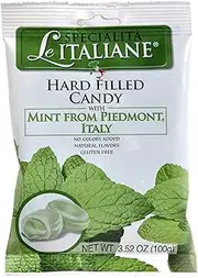Serra Le Italiane, Italian Natural Hard Candy Filled With Mint From Piedmont Italy, 3.5 Ounce (Pack of 3)