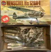 Airfix 1/72 Henschel Hs 126A-1 Luftwaffe Reconnaissance Aircraft Kit 03028-7