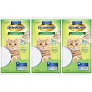 3 x Ezi Lockodour Cat Litter System Absorbant Cat Pads 4 Pack