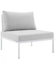 Modway Harmony Sunbrella Outdoor Patio Aluminum Armless Chair