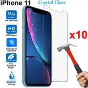 10pcs Tempered Glass 9H Guard screen protector for Apple iPhone 11 Front