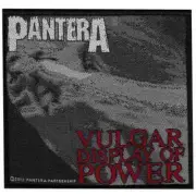 Pantera Vulgar Display of Power Sew On Woven Patch Heavy Metal Official