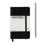 Leuchtturm1917 Agenda Notebook Pocket A6 Dotted - Black