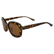 Cliff Weil Islander Eyes Dominica Polarized Sunglasses Light Tortoise Brown Lens