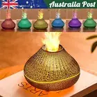 Mini Car 7colors Flame Fire Diffuser Humidifier, Colorful Essential Oil Diffuser
