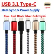 Colourful Short USB Type-C Adapter Cable Charger For Telstra Tough Max 3 Braided
