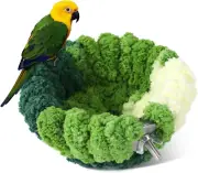 Bird Nest for Cage,Plush Hanging Bird Bed for Parakeet,Breeding Bird House for C