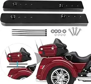 Sresk Detachable Tour Pack Relocator Kit Adjustable 1''-3'' Extend Trunk Luggage Mounting Plate Rack for 2014-2023 Harley Touring Road King Electra Street Glide Trikes Tri Glide