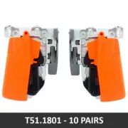 10 Pairs Blum Standard Locking Device for 563/569 Series - T51.1801 - Free S/H