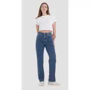 Replay Womens Jeans 9zero1 Straight Fit Blue