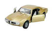WELLY OLD TIMER 1967 PONTIAC FIREBIRD GOLD 1:34 DIE CAST METAL MODEL NEW IN BOX