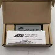 ALLIED TELESIS 210T CENTRECOM IEEE 802.3 12VDC TWISTED PAIR TRANCEIVER - NEW
