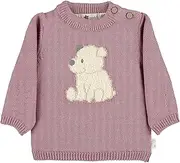 [Sterntaler] Baby Girls' Knitted Jumper Baby Polar Bear Elia, Pink