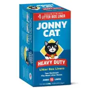 Jonny Cat Litter Box Liners: Heavy Duty - Tear & Leak Resistant - Drawstring ...