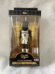 FUNKA JAMES HARDEN GOLD PREMIUM VINYL FUGURE NIB