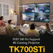 BENQ TK700STi 4K DLP HDR Gaming Projector 4K 60Hz 16ms Powered by Android TV