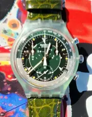 Swatch watch MIMETICA SCG401 1994 Chrono New old stock