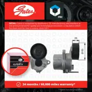 Aux Belt Tensioner fits JEEP PATRIOT MK74 2.2D 11 to 17 ENE Drive V-Ribbed Gates