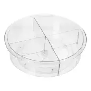 Cosmetics Condiment Storage Rack Tray Clear Makeup Organizer