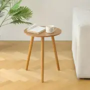 Round Side Table, Small End Table for Living Room, Modern Accent Coffee Side
