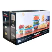18pc Snapware Total Solution Glass Food Storage Set Leakproof USA MADE