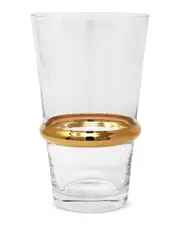 Vivience Set of 6 Stripe Highball Glasses