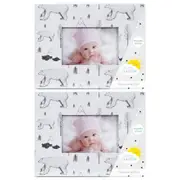 2x Hello Sunshine Magnetic Closure Keepsake Memorabilia Storage Box White