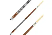 Formula Sports Nylon Wound 2 Piece Cue Stick Billiard Snooker Pool Game White