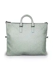 Mint Nappa Intrecciato Convertible Tote