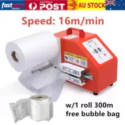 Air Cushion Machine Commercial Bubble Packaging Wrap Maker with 300M Bubble Bag