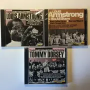 3 NEW SEALED Jazz Collector Edition CDs TOMMY DORSEY LOUIS ARMSTRONG