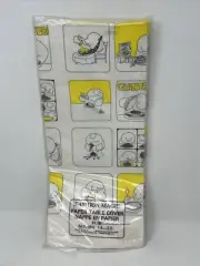 Vintage Ziggy Paper Table Cover Party Tablecloth New Package Carlton Cards 1974
