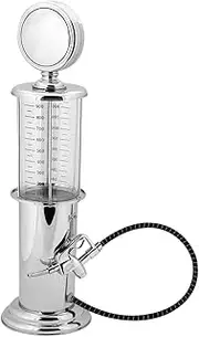 Lwuey Gas Pump for Drinks, 1000cc Single Gun Beer Dispenser Beers Alcohol Liquor Container Mini Keg Pumps Whiskey Station Tower Soft Beverage Dispensers Beer Lover Men Brewing Bar Party Accessories