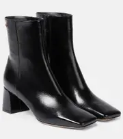 [Gianvito Rossi] Gianvito Rossi Freeda leather ankle boots AU 9 black