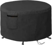 Patio Fire Pit Cover Round 36 inch Outdoor Fire Pit Table Cover Round Waterproof