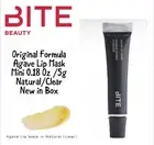 Original Bite Beauty Agave Lip Mask Natural Clear Travel Size .18oz With Lanolin
