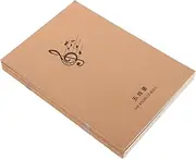 COOPHYA Staff Notebook for Music Composition Portable Music Manuscript Notebook Chord Book