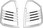 Car Rear Tail Lights Tail Lights Set Taillight Frame Car Taillight Frame Chrome Trims Car Tail Light Cover for Chrysler 300/300C 2005-2008