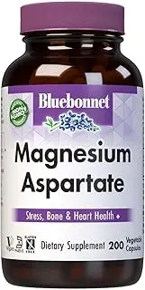 Bluebonnet Nutrition - Magnesium Aspartate 400 mg. - 200 Vegetarian Capsules