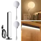 Voice Control LED Night Light USB Reading Light 3 Color Dimmable for Bedroom