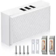 Wired Doorbell Chime Kit with 2 Lighted Metal Push Buttons, 16V 10VA 2 Sounds...