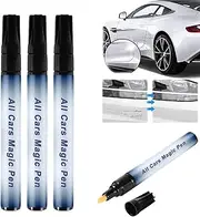 All Cars Magic Pen, Magic Car Scratch Removal Pen, Quick Fix for Scratches and Paint Damage, Car Paint Scratch Waterproof, Easy To Use, Fits All Car Colors (3)