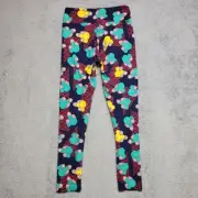 Lularoe Disney Leggings Womens OS (2-10) Mickey Mouse Multicolor Retro Casual