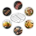 Rack Air Fryer Holder Home Oven Stainless Steel Steam 1pc 6/7/8/9 Inch